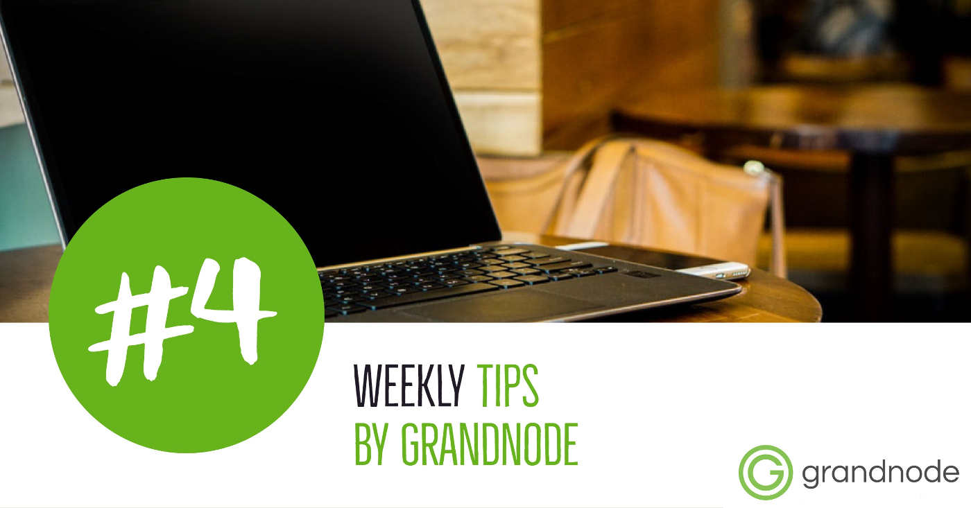 Show blog post for Weekly Tips #4: Build and run the GrandNode with Docker for Linux containers Picture for blog post Weekly Tips #4: Build and run the GrandNode with Docker for Linux containers
