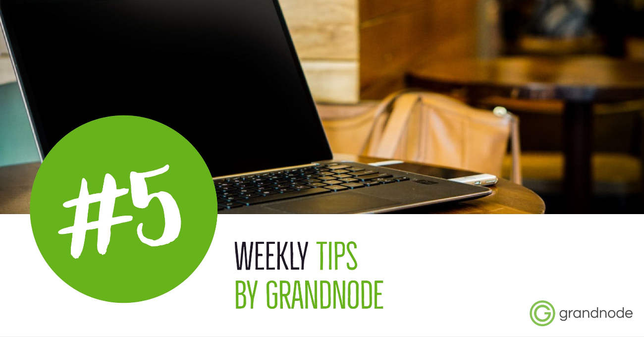 Show blog post for Weekly Tips #5: Useful commands in Docker - GrandNode management Picture for blog post Weekly Tips #5: Useful commands in Docker - GrandNode management