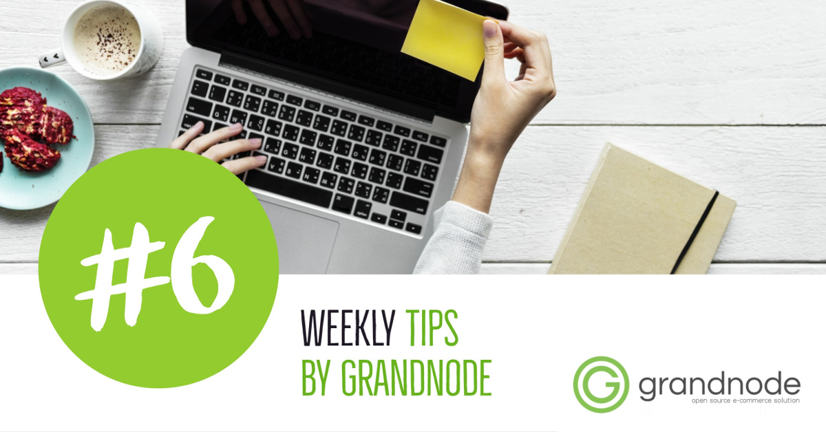 Show blog post for Weekly Tips #6: Improving GrandNode performance Picture for blog post Weekly Tips #6: Improving GrandNode performance