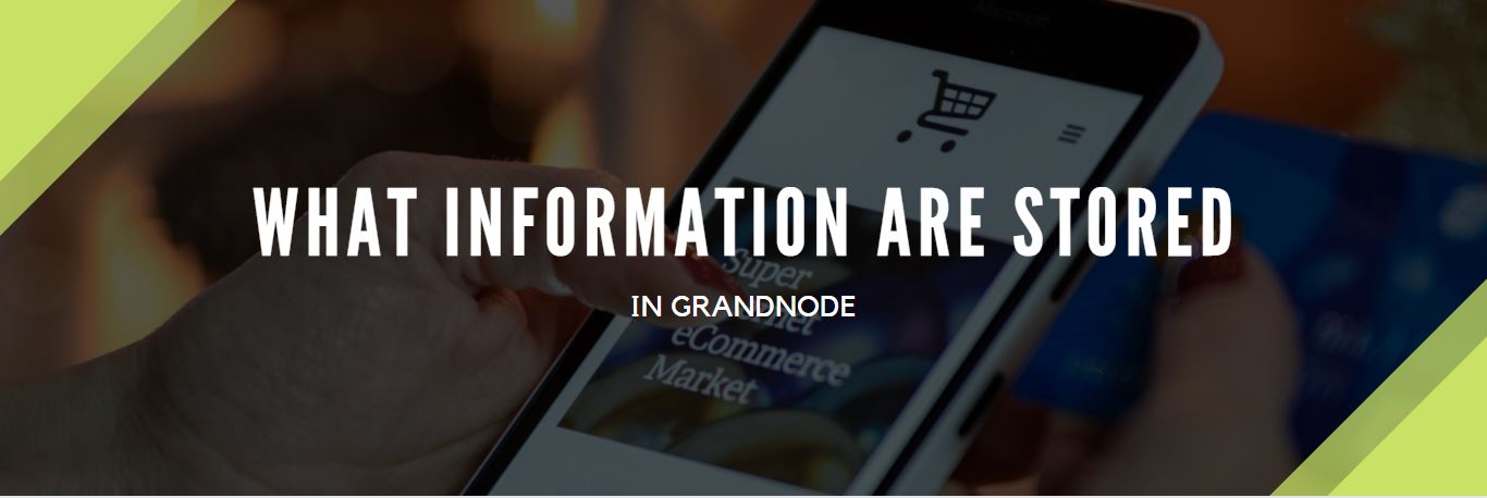 Show blog post for What information are stored in GrandNode Picture for blog post What information are stored in GrandNode