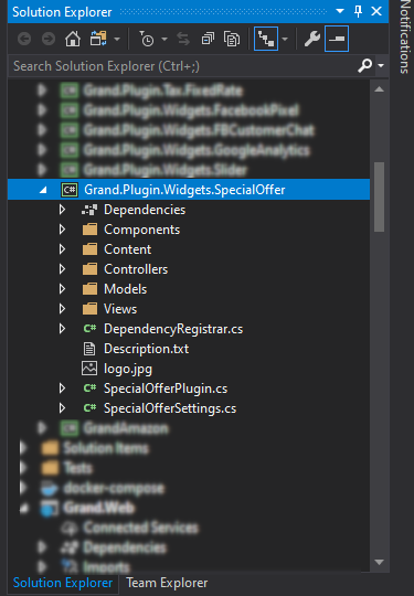 Added plugin to solution