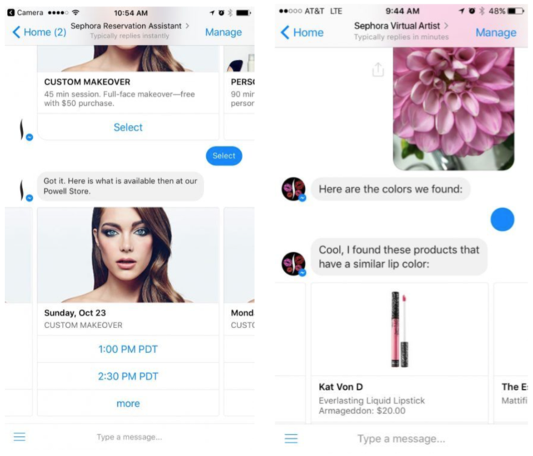 Sephora Messenger Bot